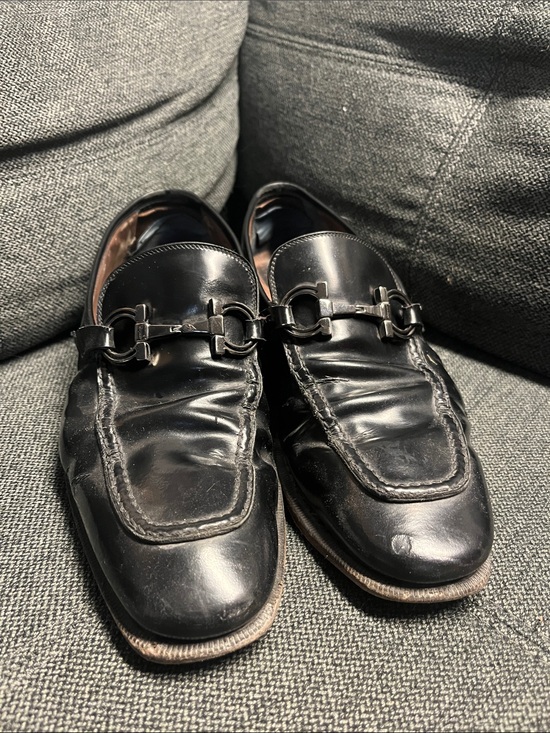Salvatore Ferragamo Other - Salvatore Ferragamo Men's Black Leather Bit Loafers